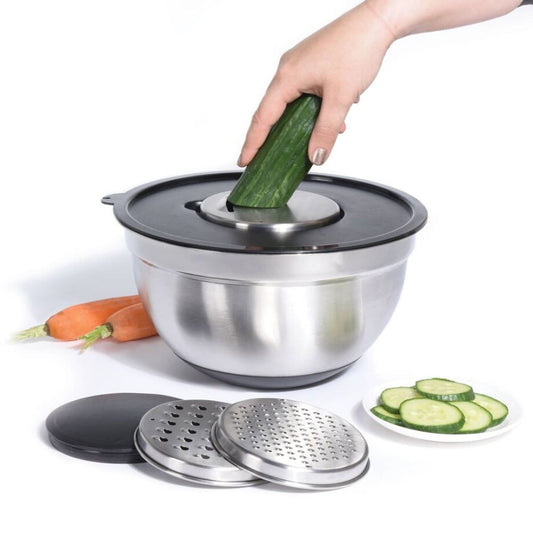 Softel Stainless Steel Multifunctional German Bowl with Vacuum Base - 1