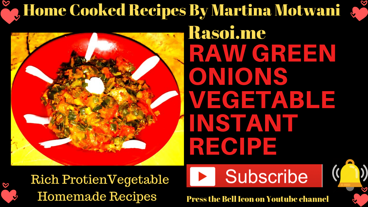 Green Raw onion Vegetable Recipe Rasoi.me