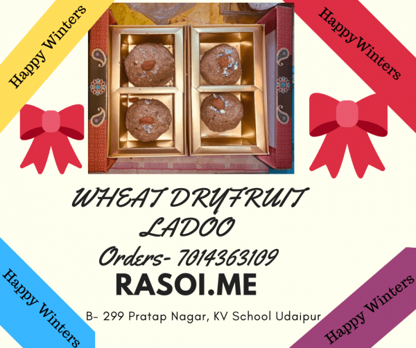 Wheat Dry fruit Ladoo Homemade Winter Immunity booster