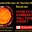 Sambar recipe for idli dosa and vada